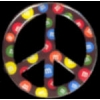 M&M'S CANDY PIN PEACE SIGN PIN